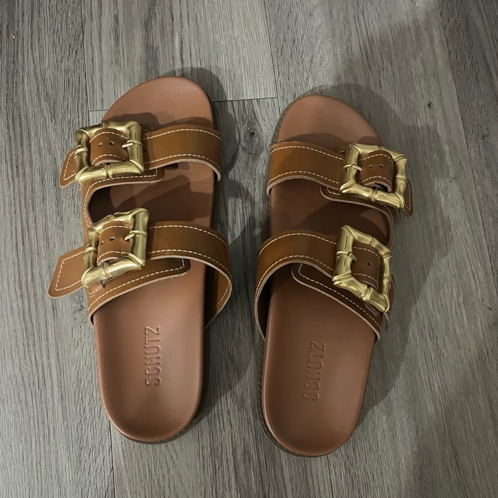 Like new SCHUTZ Women's Enola Slides - Picture 4 of 7
